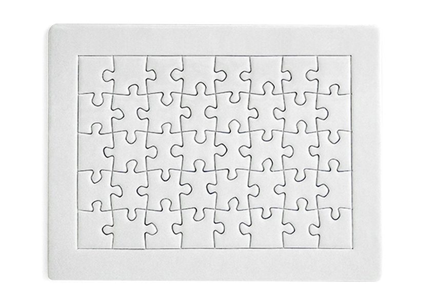 10 StüCke Sublimation Blank Puzzle DIY Handwerk Herz Puzzle DIY Transfer Pr K4D6 